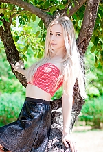 Ukrainian mail order bride Alina from Kiev with blonde hair and blue eye color - image 3