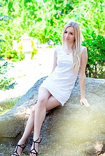 Ukrainian mail order bride Alina from Kiev with blonde hair and blue eye color - image 5