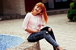 Ukrainian mail order bride Julia from Bakhmut with red hair and blue eye color - image 5