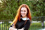 Ukrainian mail order bride Yuliya from Aleksandria with red hair and blue eye color - image 5