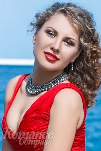 Ukrainian mail order bride Elena from Odessa with light brown hair and brown eye color - image 1