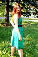 Ukrainian mail order bride Anna from Zaporojye with red hair and green eye color - image 6