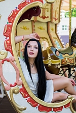 Ukrainian mail order bride Anna from Kharkov with black hair and blue eye color - image 5