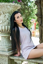 Ukrainian mail order bride Anna from Kharkov with black hair and blue eye color - image 3