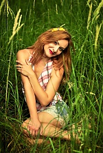 Ukrainian mail order bride Alla from Nikolaev with red hair and green eye color - image 3