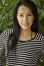 Ukrainian mail order bride Kristina from Sumy with black hair and green eye color - image 10