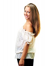 Ukrainian mail order bride Nataly from Kiev with light brown hair and blue eye color - image 5