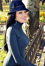 Ukrainian mail order bride Yulia from Nikolaev with black hair and green eye color - image 13