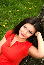 Ukrainian mail order bride Daria from Pisochyn with black hair and green eye color - image 8