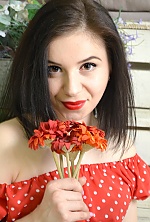 Ukrainian mail order bride Kristina from Rostov on Don with black hair and grey eye color - image 2