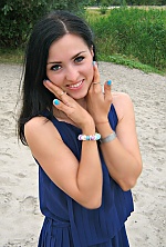 Ukrainian mail order bride Sofiya from Severodonetsk with black hair and green eye color - image 5