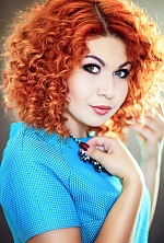 Ukrainian mail order bride Alyona from Sambor with red hair and brown eye color - image 2