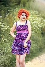 Ukrainian mail order bride Alyona from Sambor with red hair and brown eye color - image 9