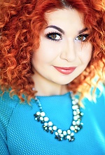Ukrainian mail order bride Alyona from Sambor with red hair and brown eye color - image 3