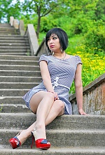 Ukrainian mail order bride Oksana from Dnipro with black hair and black eye color - image 4