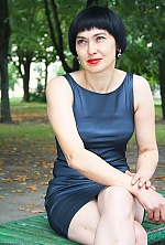 Ukrainian mail order bride Ira from Kiev with black hair and green eye color - image 8