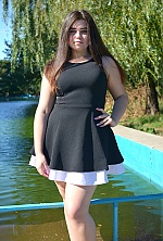 Ukrainian mail order bride Anna from Odessa with black hair and green eye color - image 4