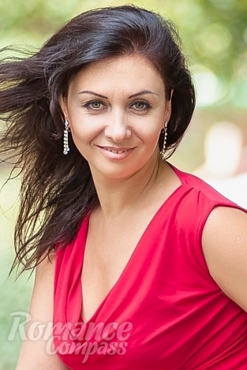 Ukrainian mail order bride Ludmila from Nikolaev with brunette hair and green eye color - image 1