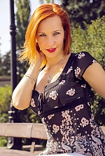 Ukrainian mail order bride Yulia from Kiev with red hair and blue eye color - image 8