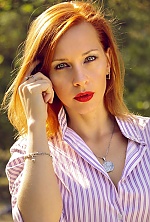 Ukrainian mail order bride Yulia from Kiev with red hair and blue eye color - image 6