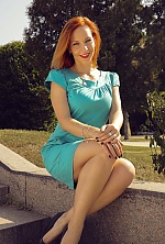 Ukrainian mail order bride Yulia from Kiev with red hair and blue eye color - image 10