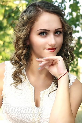 Ukrainian mail order bride Marina from Odessa with light brown hair and grey eye color - image 1