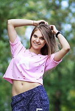 Ukrainian mail order bride Anna from Kiev with light brown hair and blue eye color - image 8