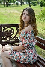 Ukrainian mail order bride Oksana from Lugansk with light brown hair and green eye color - image 3