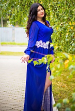 Ukrainian mail order bride Alina from Kharkov with black hair and green eye color - image 3