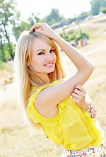 Ukrainian mail order bride Oksana from Kiev with blonde hair and hazel eye color - image 3