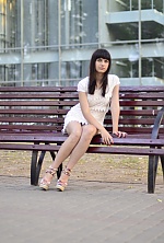 Ukrainian mail order bride Anastasia from Kharkov with black hair and green eye color - image 10