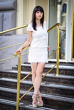 Ukrainian mail order bride Anastasia from Kharkov with black hair and green eye color - image 5