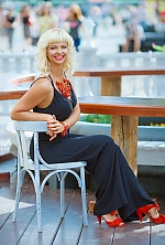 Ukrainian mail order bride Elena from Dnipro with blonde hair and green eye color - image 2