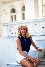 Ukrainian mail order bride Natalia from Odessa with blonde hair and blue eye color - image 4