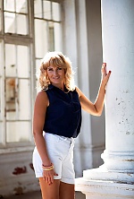 Ukrainian mail order bride Natalia from Odessa with blonde hair and blue eye color - image 2