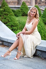 Ukrainian mail order bride Galina from Kiev with blonde hair and blue eye color - image 8