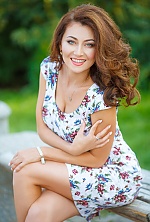 Ukrainian mail order bride Marina from Dnipro with light brown hair and green eye color - image 2
