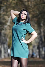 Ukrainian mail order bride Victoriya from Polonnoye with brunette hair and grey eye color - image 4