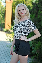 Ukrainian mail order bride Anna from Berdyansk with blonde hair and blue eye color - image 3