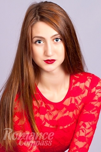 Ukrainian mail order bride Aleksandra from Nikolaev with light brown hair and grey eye color - image 1