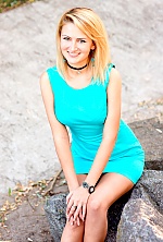 Ukrainian mail order bride Yana from Cherkassy with blonde hair and blue eye color - image 2