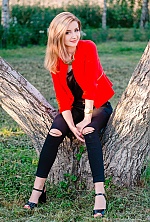 Ukrainian mail order bride Anna from Cherkassy with blonde hair and blue eye color - image 5