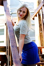 Ukrainian mail order bride Svetlana from Odessa with blonde hair and grey eye color - image 5