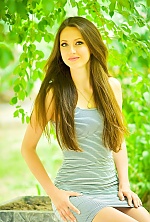 Ukrainian mail order bride Anna from Kharkov with light brown hair and green eye color - image 4