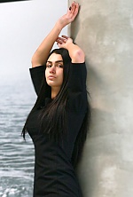 Ukrainian mail order bride Katya from Zaporozhye with black hair and green eye color - image 4