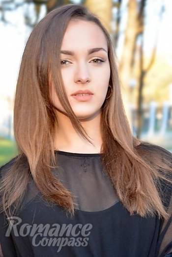 Ukrainian mail order bride Vladislava from Dnipro with auburn hair and brown eye color - image 1