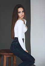 Ukrainian mail order bride Irina from Kharkov with black hair and blue eye color - image 3