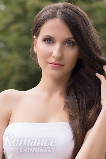 Ukrainian mail order bride Aleksandra from Dnipro with light brown hair and grey eye color - image 1