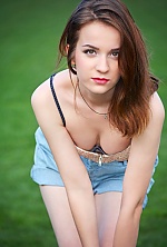 Ukrainian mail order bride Katerina from Nikopol with light brown hair and green eye color - image 2
