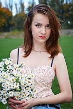 Ukrainian mail order bride Katerina from Nikopol with light brown hair and green eye color - image 3